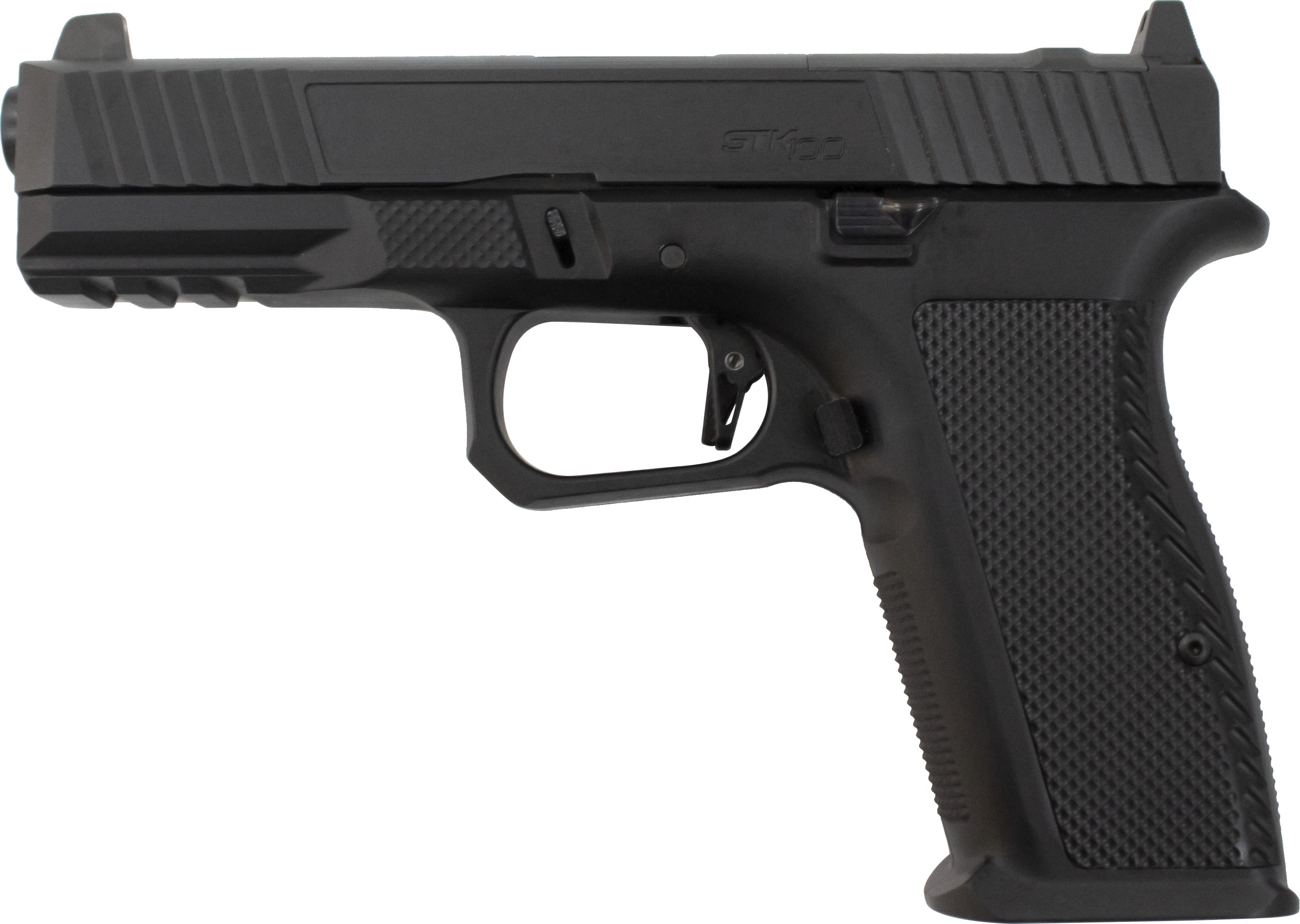 STK100 ULTRA 9MM BK 17+1 4.5"# OPTIC-READY SLIDE