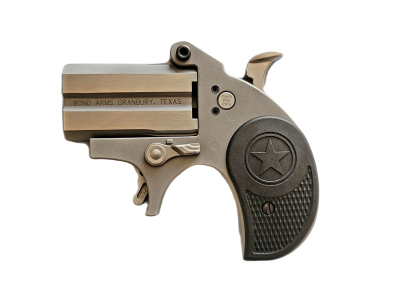 Bond Arms BASTB Stubby .22 LR 2-Round 2.2" Stainless Derringer, Black Polymer Grips