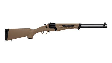 Savage Arms 23003 Model 42 Takedown Full-Size .22 WMR/.410 Combo Rifle, Flat Dark Earth Synthetic Stock, Ambidextrous