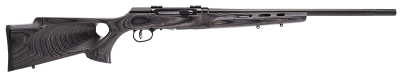 Savage Arms 47215 A Series Target 22LR 10+1 22" Heavy Barrel Rifle - Gray Thumbhole Laminate Stock, Right Hand