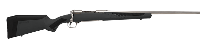 Savage 110 Storm Full Size .243 Win 22" Matte Stainless Barrel, AccuStock Gray Synthetic, Right Hand