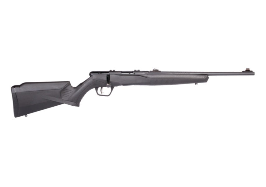 Savage Arms 70514 B Series F Compact 22 WMR Rifle, 18" Barrel, Black Synthetic Stock