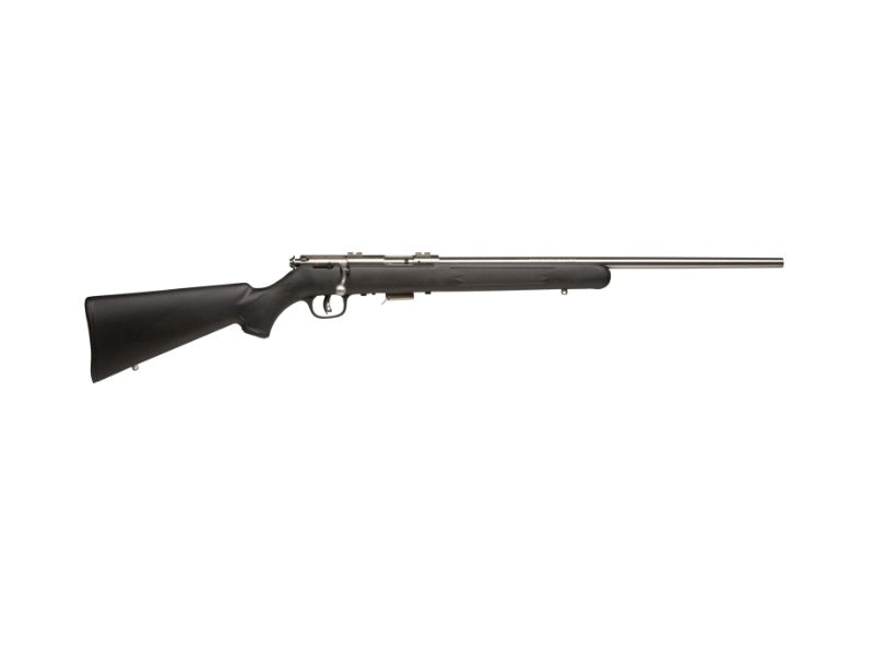 Savage Arms 96712 93R17 FSS 17 HMR 5+1 21" Stainless Barrel, Black Synthetic Stock