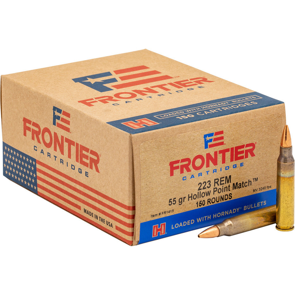 Hornady .223 Remington FR1415 Military Grade Hollow Point Match 55 Grain