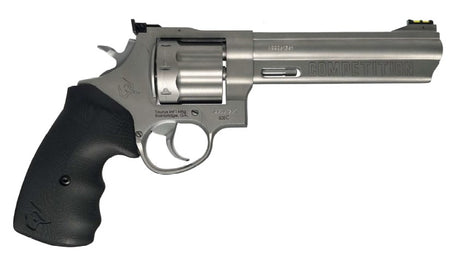 Taurus 608 Competition Revolver, .357 Mag/.38 Special +P, 8-Shot 6" Stainless Barrel, Finger Grooved Grip