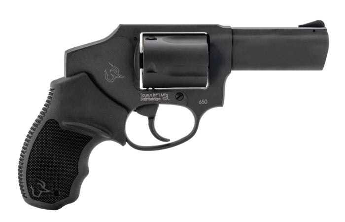 Taurus Model 650 5-Shot .357 Mag/.38 Special +P Revolver, 3" Matte Black Barrel & Frame with Black Rubber Grip