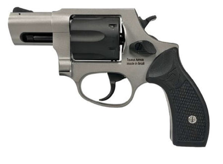 Taurus 2-85625-BG10 856 Small 38 Special 6 Shot 2" Matte Stainless Steel Barrel, Black Cylinder, Matte Stainless Steel Frame, Black G10 Grip, Transfer Bar Safety, Exposed Hammer
