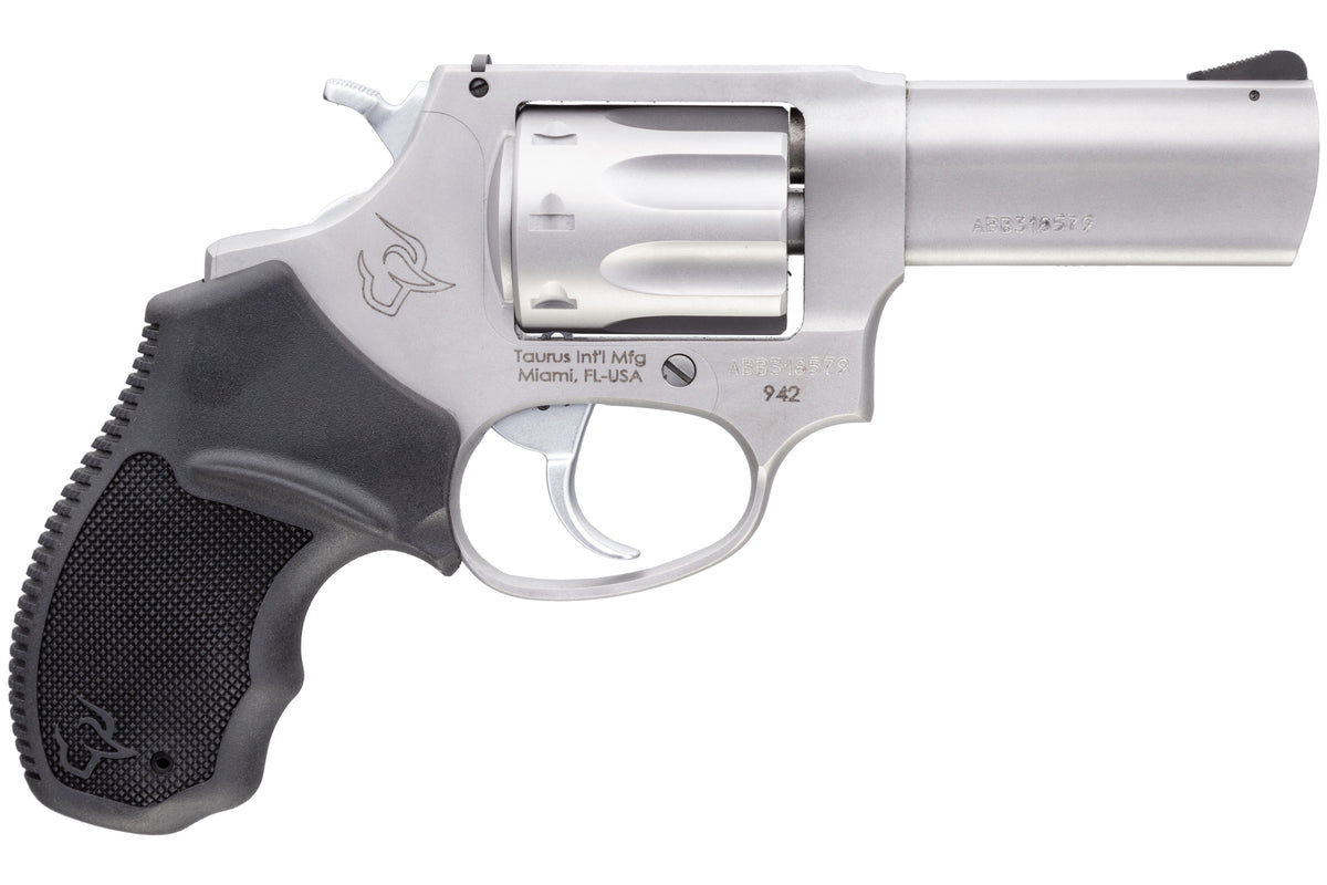 Taurus 2942039 942 .22 LR 8rd 3" Revolver, Matte Stainless Steel Finish