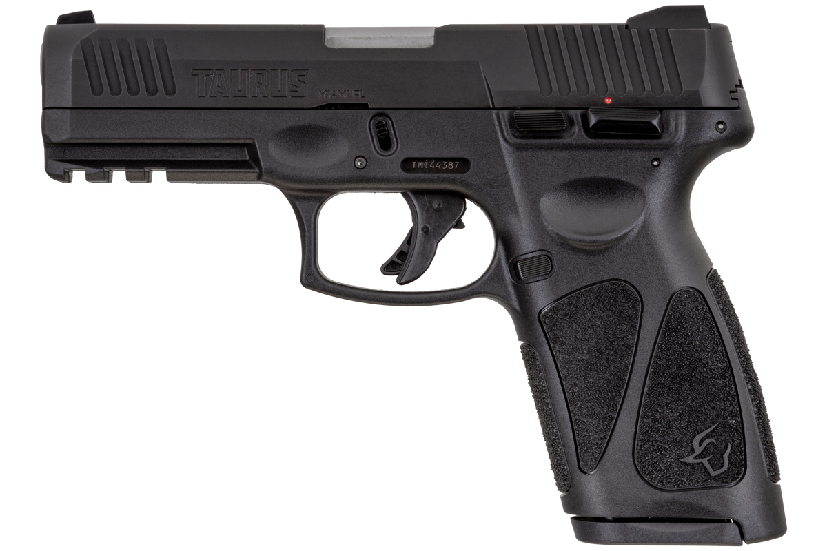 Taurus G3 Full Size 9mm Luger 15+1 4" Barrel - Matte Stainless, Black Tenifer Serrated Slide, Black Polymer Frame w/Picatinny Rail (Model 1G3B94115)