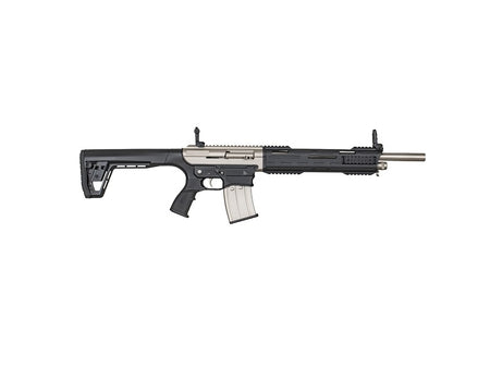Tokarev USA 21000102 TAR MP 12 Gauge Semi-Auto 3" 5+1 18.50" Electroless Nickel Stainless Steel Barrel, Electroless Nickel Aluminum Receiver w/Picatinny Rail, M-LOK Handguards, Black Polymer Stock
