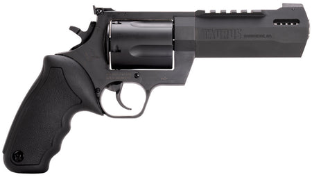 Taurus 2460051RH Raging Hunter 460 S&W Mag 5rd 5.12" Matte Black Barrel Matte Black Oxide Steel Cylinder & Frame Black Rubber with Integrated Cushion Insert Grip