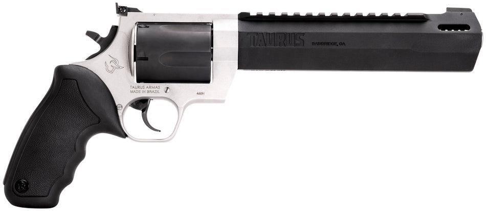 Taurus 2460085RH Raging Hunter .460 S&W Mag 5rd 8.37" Revolver - Matte Black Oxide Cylinder/Barrel, Stainless Frame