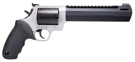 Taurus 2500085RH Raging Hunter Large Frame 500 S&W Mag 5rd 8.38" Matte Black Ported/Target Crown Barrel, Matte Black Oxide Cylinder, Matte Stainless Steel Frame, Black Rubber Grip