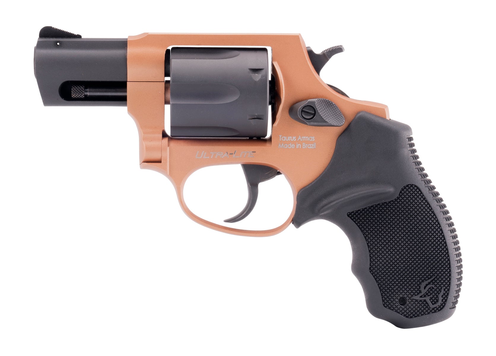 Taurus 2-85621ULC22 856 Ultra-Lite Small 38 Special +P 6 Shot 2" Matte Black Alloy Steel Barrel & Cylinder, Cerakote Copper Aluminum Frame, Transfer Bar Safety, Exposed Hammer