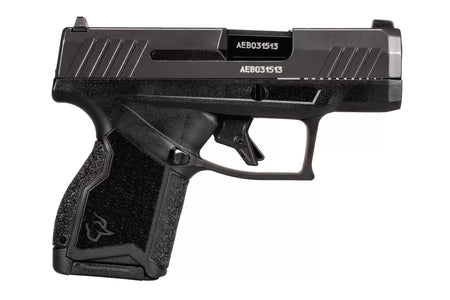 Taurus GX4 Micro-Compact 9mm Luger 10+1 Pistol, 3.06" Black Steel Barrel, Gray Serrated Slide, Gray Stainless Steel Frame, Right Hand