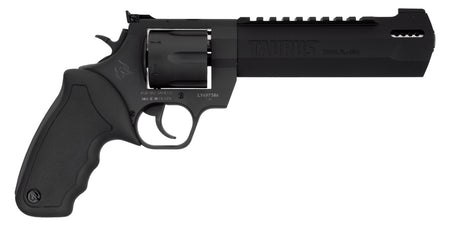 Taurus 2440061RH Raging Hunter 44 Rem Mag 6rd 6.75" Matte Black Oxide Steel Black Rubber with Integrated Red Cushion Insert Grip