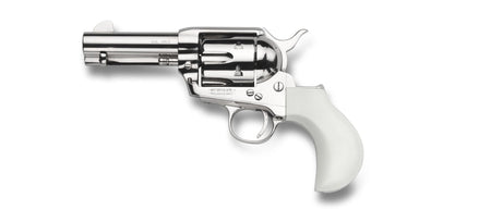 Taylors & Co 1873 Flat Top Pietta 9mm Luger Revolver, 3.5" Nickel Barrel