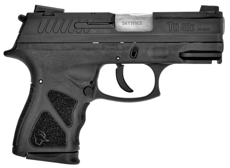 Taurus THc Compact .40 S&W Pistol - 15+1/11+1 Capacity, 3.54" Stainless Barrel, Picatinny Rail Frame