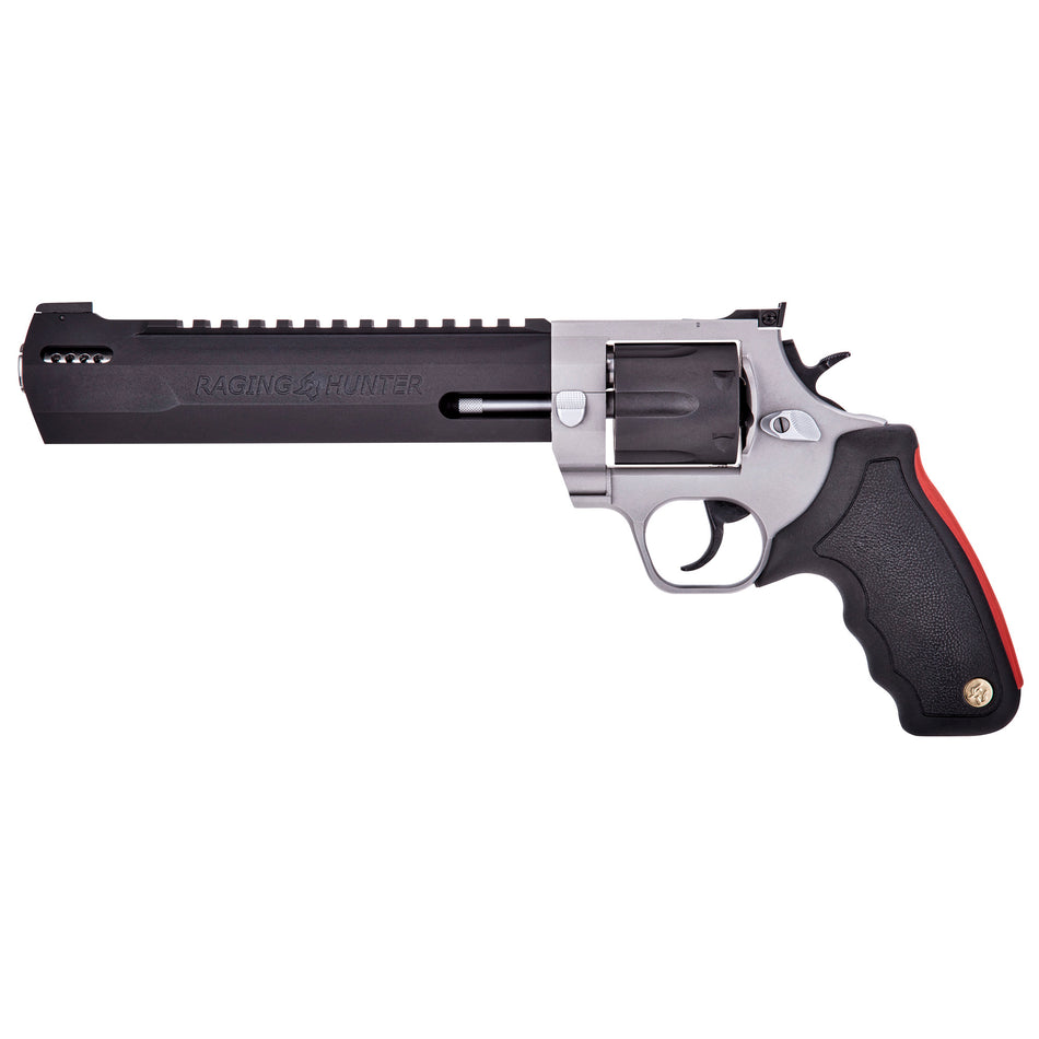 Taurus Raging Hunter 500 S&W Mag Revolver, 10in Ported Barrel, 5-Round, Matte Stainless