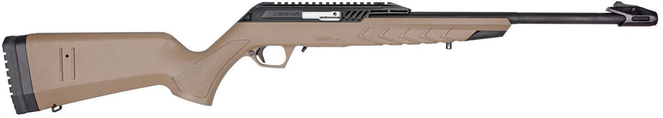 Derya TM22 Standard Full-Size .22 LR Rifle, 10+1, 18" Flat Dark Earth Adjustable Stock