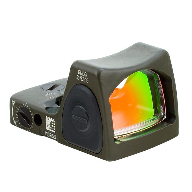 Trijicon RMR Type 2 6.5 MOA Adjustable LED Reflex Sight Red Dot & Reflex Sight