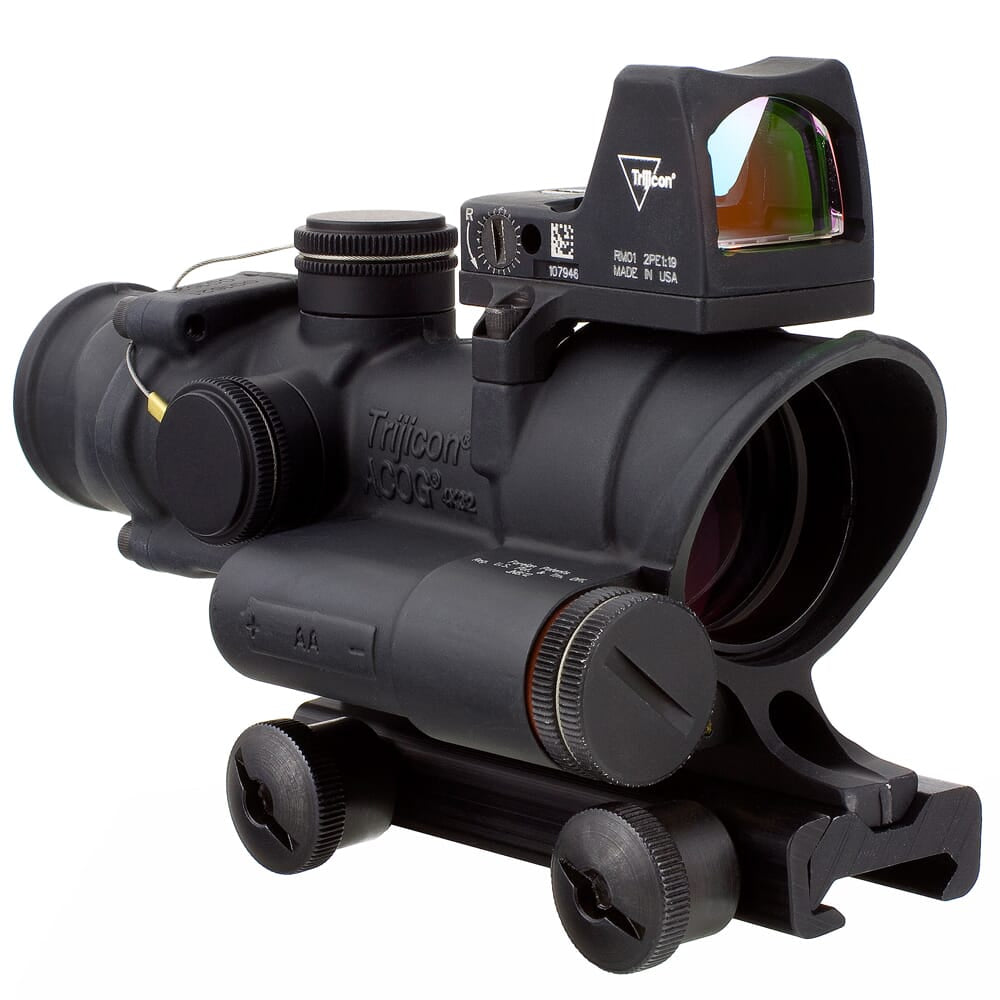 Trijicon ACOG TA02 4x32mm Red Crosshair .223 Reticle Rifle Scope
