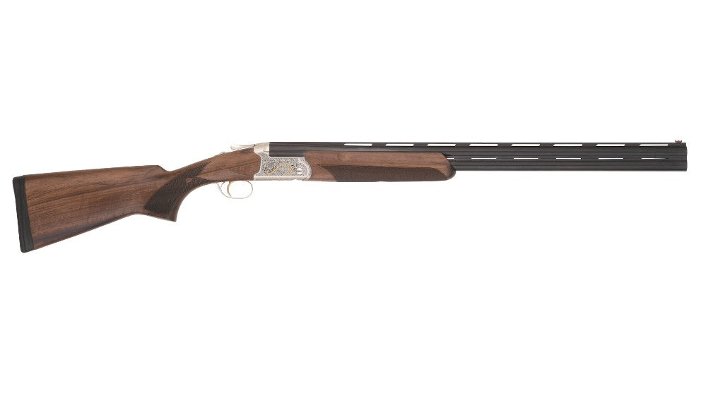 TriStar 33138 Trinity II Full-Size .410 Bore O/U Shotgun, 3" Chamber, 2rd, 28" Vent Rib Barrel, 24K Gold Inlay Stainless Receiver, Turkish Walnut Stock, Right Hand