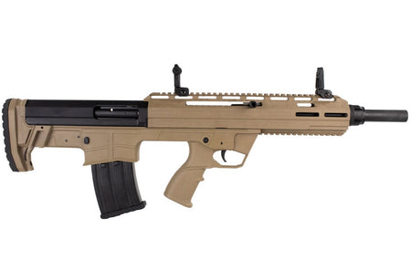 Tokarev USA 21000128 TBP 12 Gauge 3" 5+1 18.50", FDE, Cheek Riser Compatible Bull-Pup Stock, Flip-Up Sights, 3 Chokes