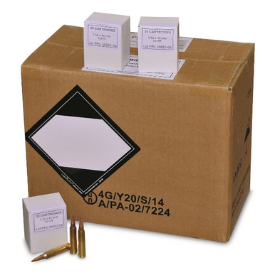 Prvi Partizan 5.56x45mm NATO SS109 62 Grain Full Metal Jacket(FMJ)