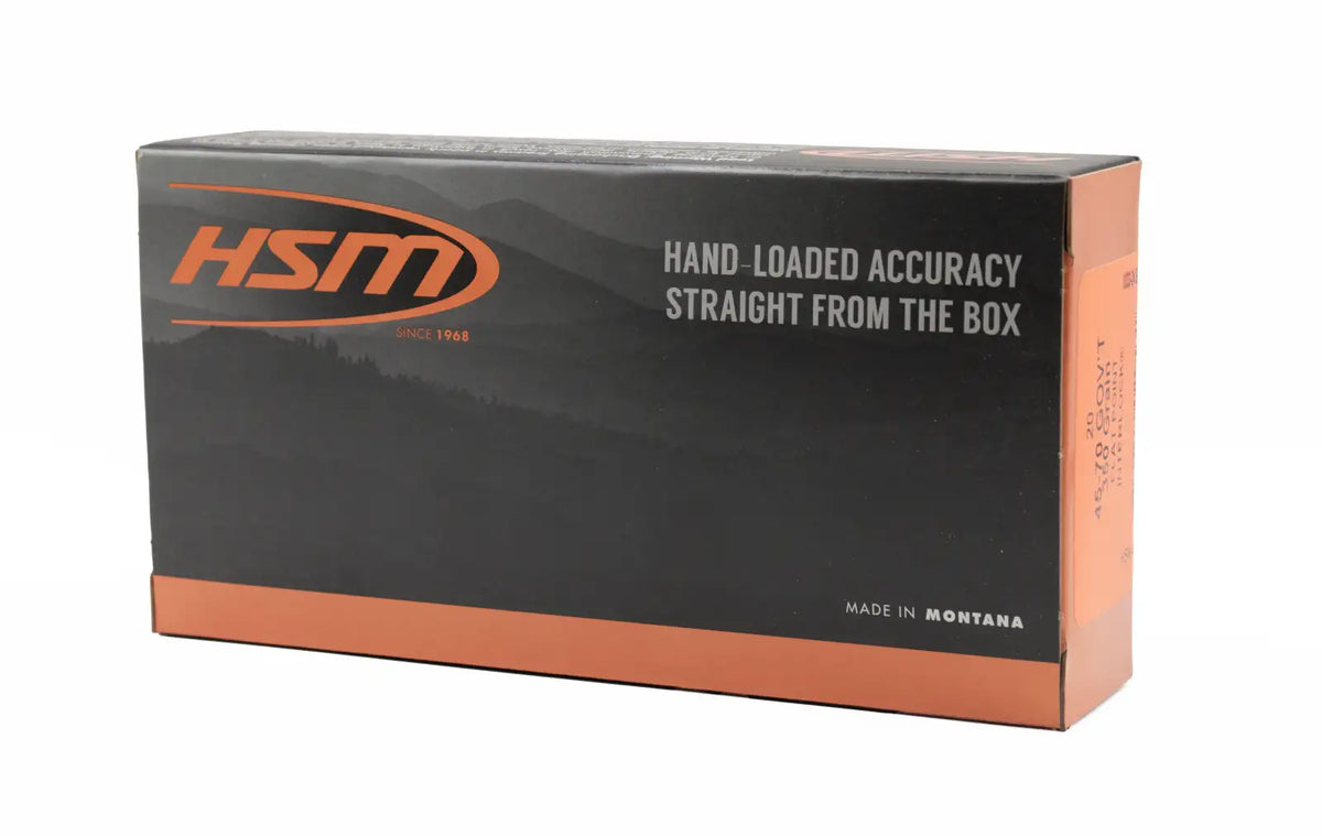 HSM .45-70 Government Rifle Ammo  Jacketed Flat Point FMJ 350 grain 