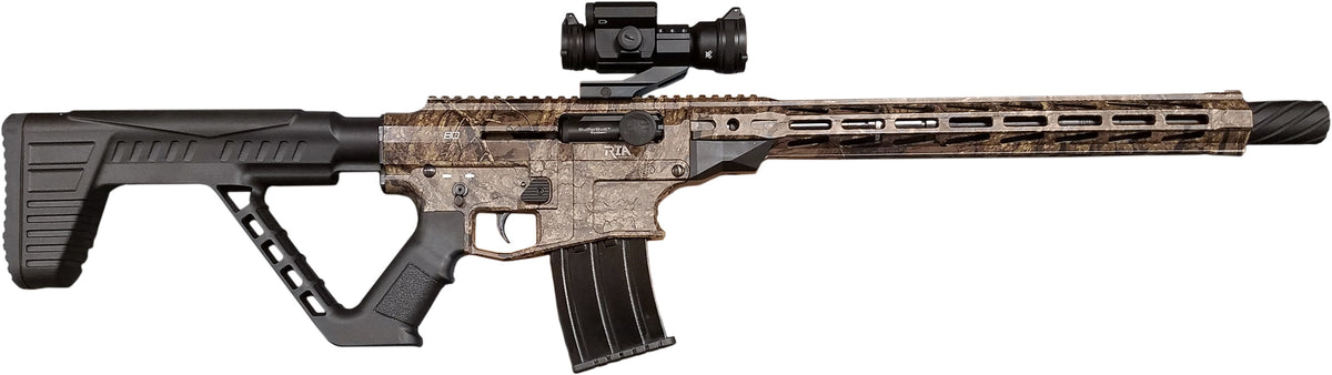 VR80 SHOTGUN 12/20 BL/CAMO 3"# AR-15 STYLE SEMI-AUTO