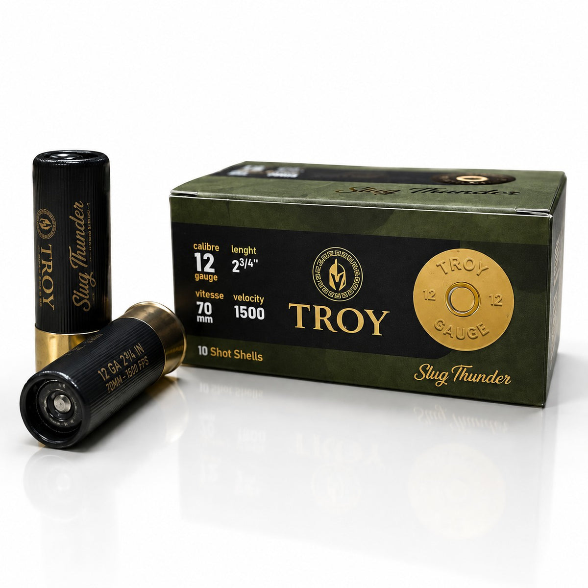 Troy Slug-Thunder 12 Gauge 2.75" 1.1oz Rifled Slug 1500 FPS