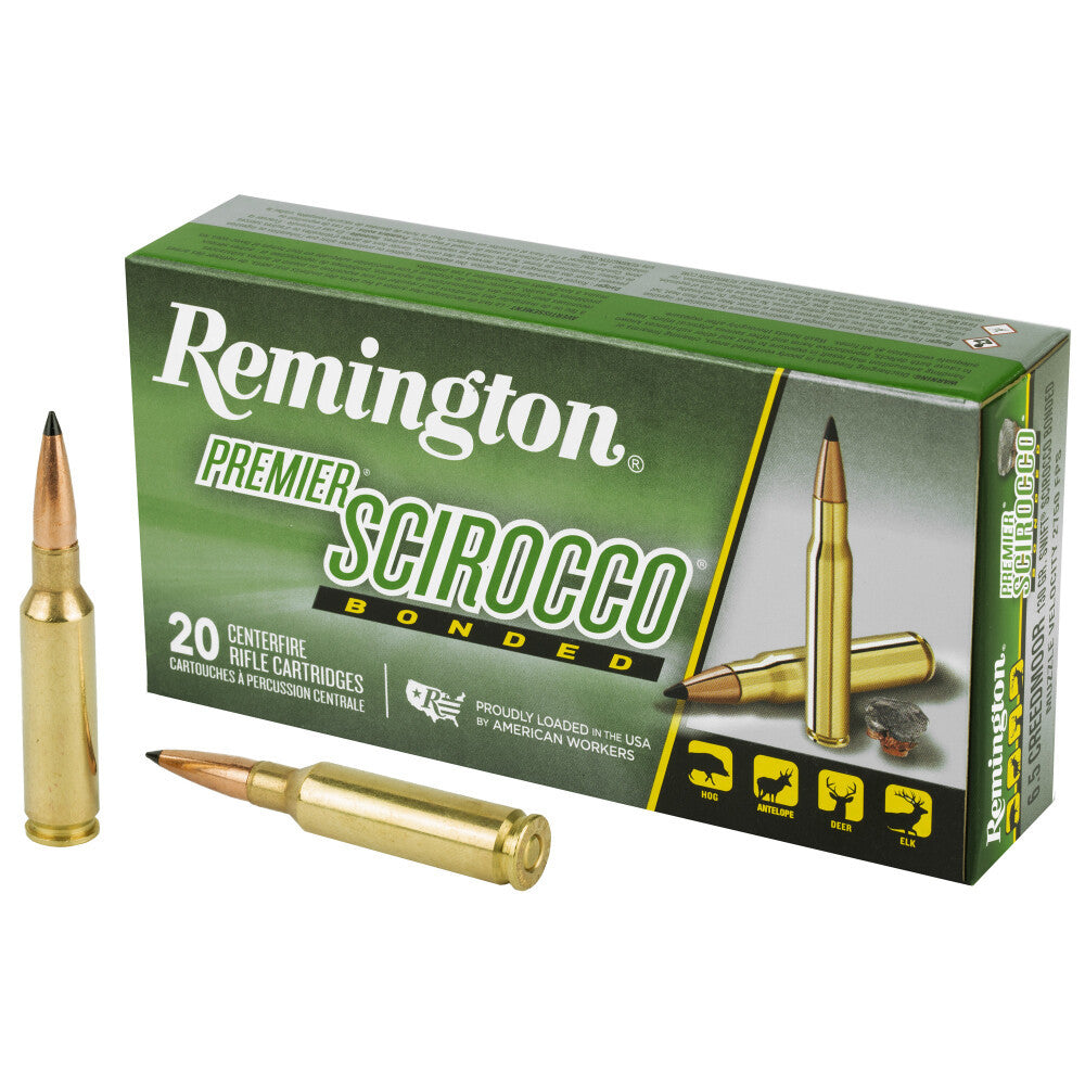 Remington 6.5mm Creedmoor 29344 Premier Swift Scirocco Bonded 130 Grain