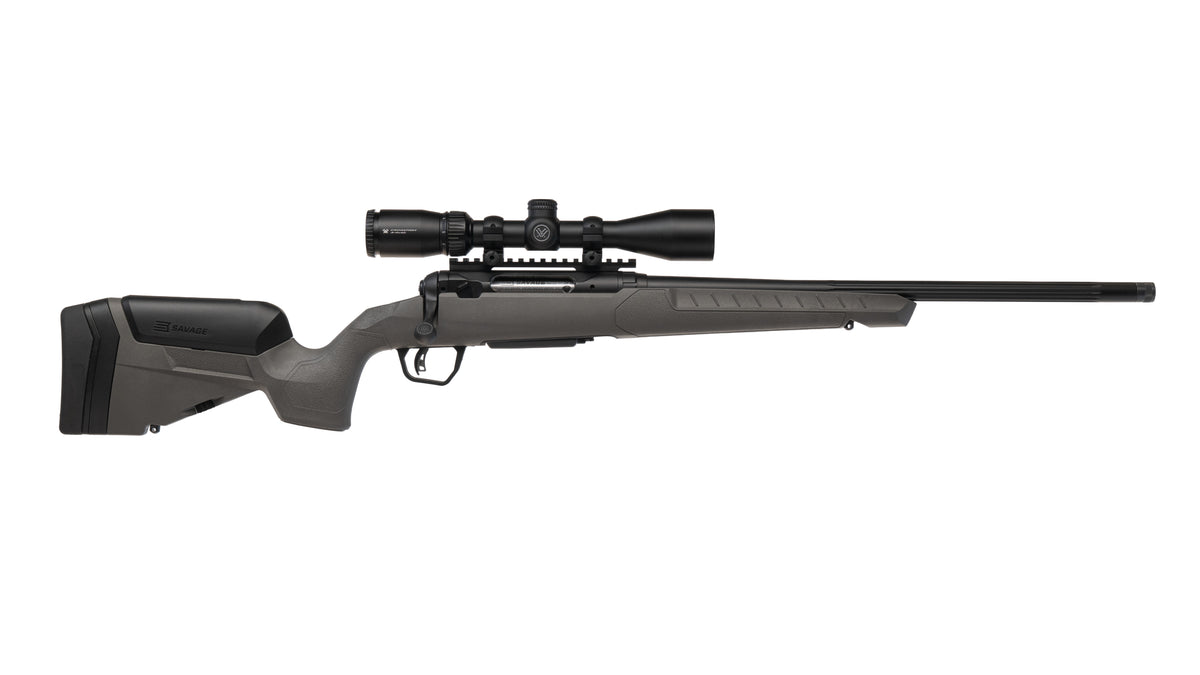 Savage Arms 32474 110 Trailblazer XP 7mm PRC 2+1 22" Fluted Barrel, Flat Dark Gray Adj LOP Synthetic Stock, Right Hand