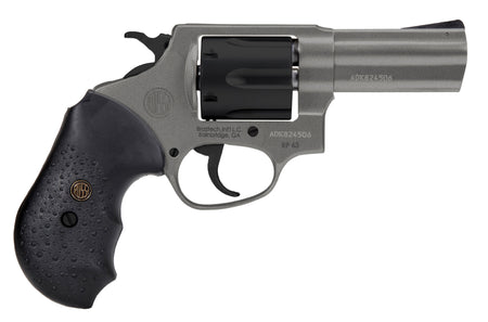 Rossi 2RP631C RP63 357 Mag 6 Shot 3", Tungsten Gray Cerakote, Stainless Steel Frame, Fixed Blade Sight, Textured Black Rubber Grips