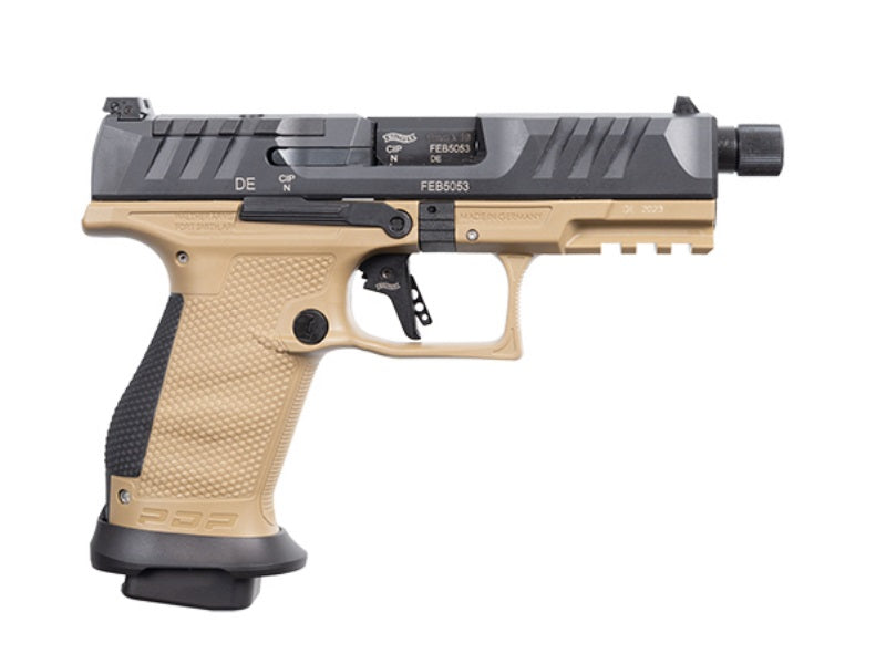 Walther PDP Pro SD Compact 9mm Luger 10+1 4.60" Threaded Barrel Pistol - FDE