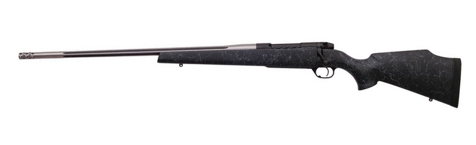 Weatherby Mark V Accumark Full-Size 7mm PRC 3+1 Rifle, 26" Threaded Fluted Stainless Barrel