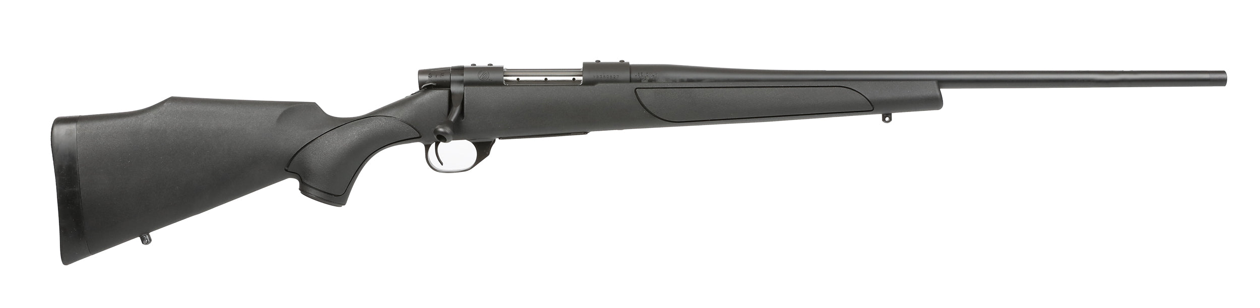 Weatherby VTX350NR0O Vanguard Obsidian Full Size 350 Legend 5+1 20" Blued #2 Contour Barrel, Blued Drilled & Tapped Steel Receiver, Black Monte Carlo Synthetic Stock