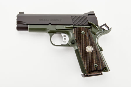 Wilson Combat CQB Compact .45 ACP 4" Pistol 8+1 - CA Compliant, Stainless Match Barrel, Diamond Wood Grips