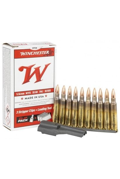 Winchester 5.56x45mm NATO WM193S M193 Full Metal Jacket FMJ 55 Grain
