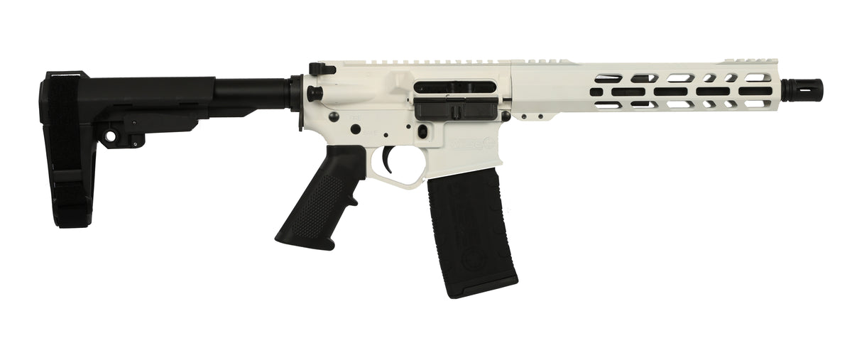 WA-15B 5.56mm White 10.5" AR Pistol with SBA3 Brace