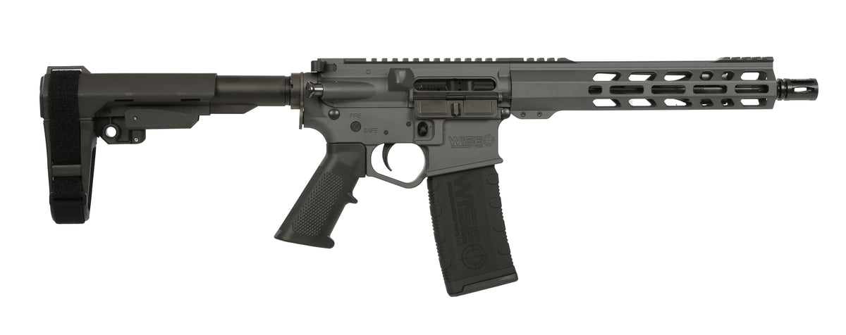 WA-15B 5.56mm Gray 10.5" Pistol with SBA3 Brace - 10.5-556-SBA3-SG