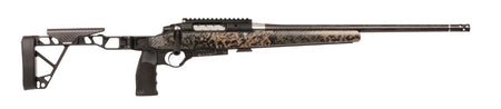 Seekins Precision Havak Slam 22 Creedmoor 20" Threaded Barrel Rifle - Black Cerakote, 20 MOA Rail, Woodland Shadow Chassis