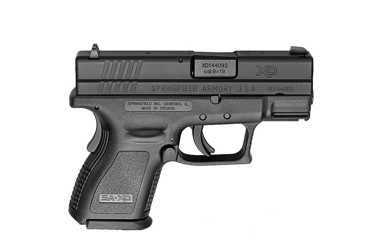 Springfield Armory XD9801 XD Sub-Compact 9mm Luger 10+1 3" Barrel, CA Compliant