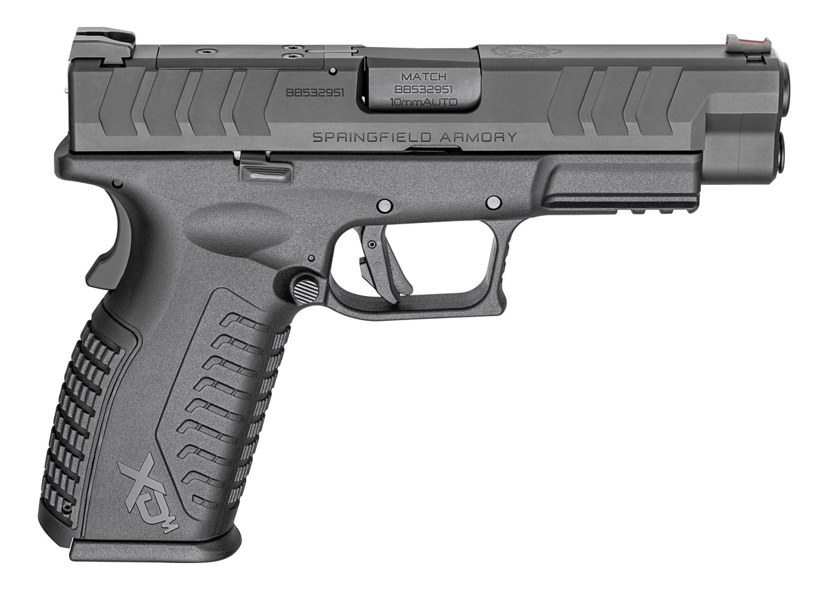 Springfield XD-M Elite OSP 10mm Auto 15+1 4.5" Pistol, Black Melonite Barrel