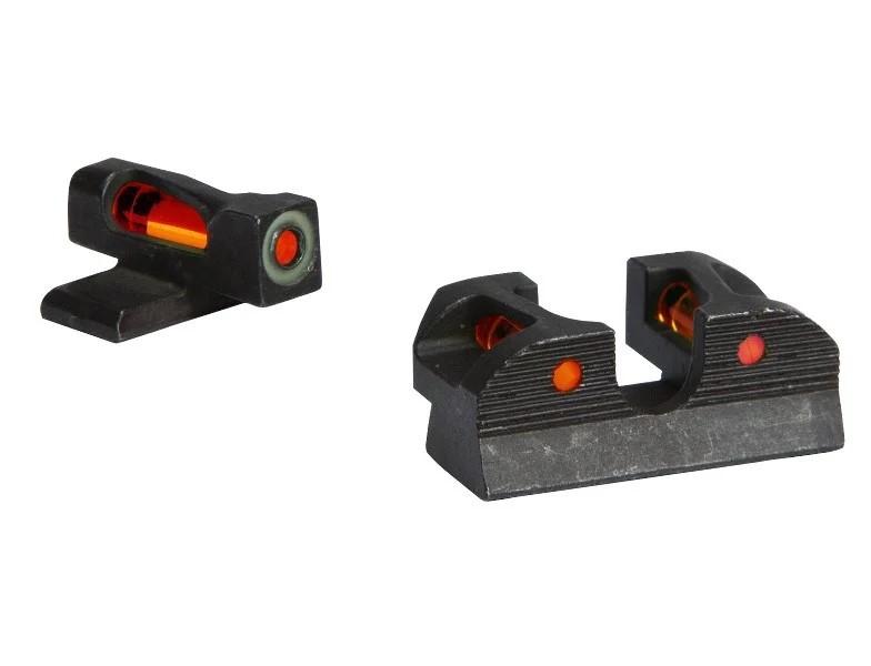 Sig Sauer X-RAY1 Enhanced Fiber Optic Pistol Sight Set #6 Red Front #6 Red Rear U-Notch