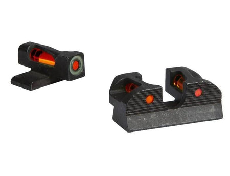Sig Sauer X-RAY1 Enhanced Fiber Optic Pistol Sight Set #6 Red Front #6 Red Rear U-Notch