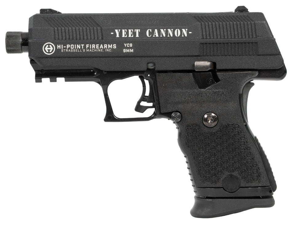 Hi-Point YC9 "Yeet Cannon" 9mm Luger Pistol, 10+1 Capacity, 4.12" Threaded Barrel