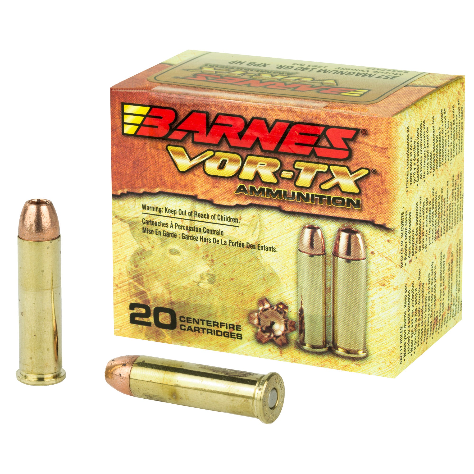 Barnes .357 Magnum 21543 XPB Barnes VOR-TX XPB 140 Grain