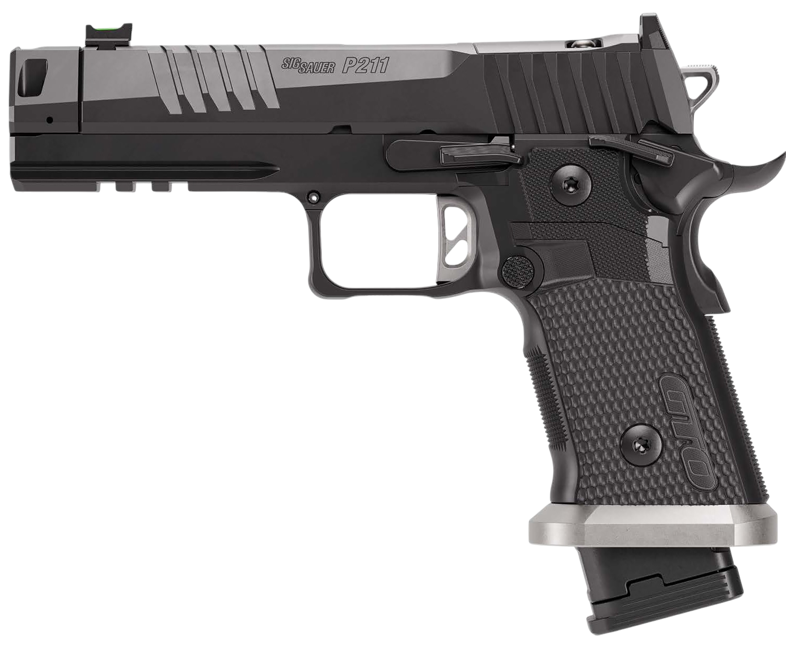 Sig Sauer P211 GTO Black with MACH3D compensator